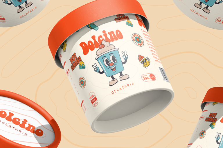 Dolcino — Gelateria Branding