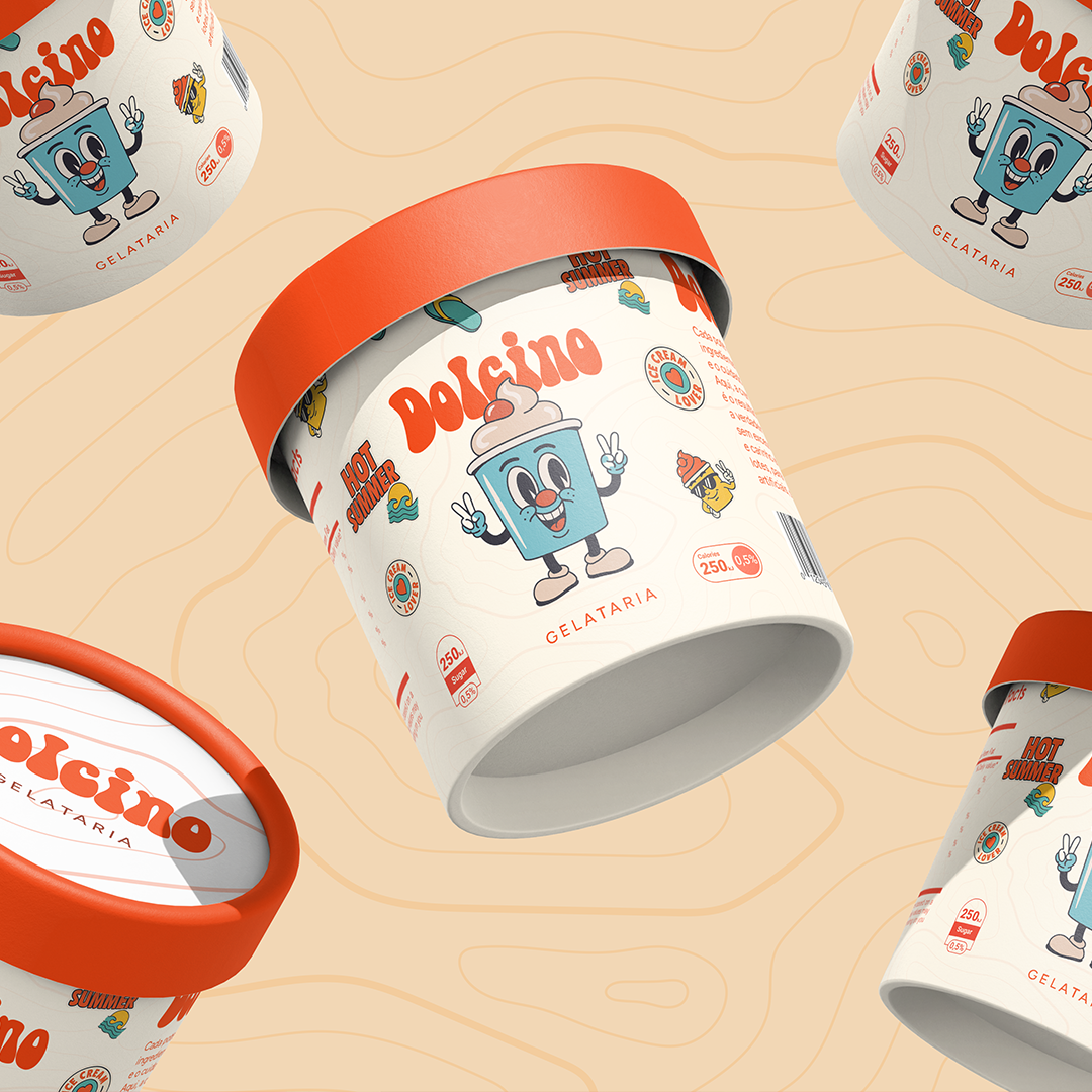 Dolcino — Gelateria Branding